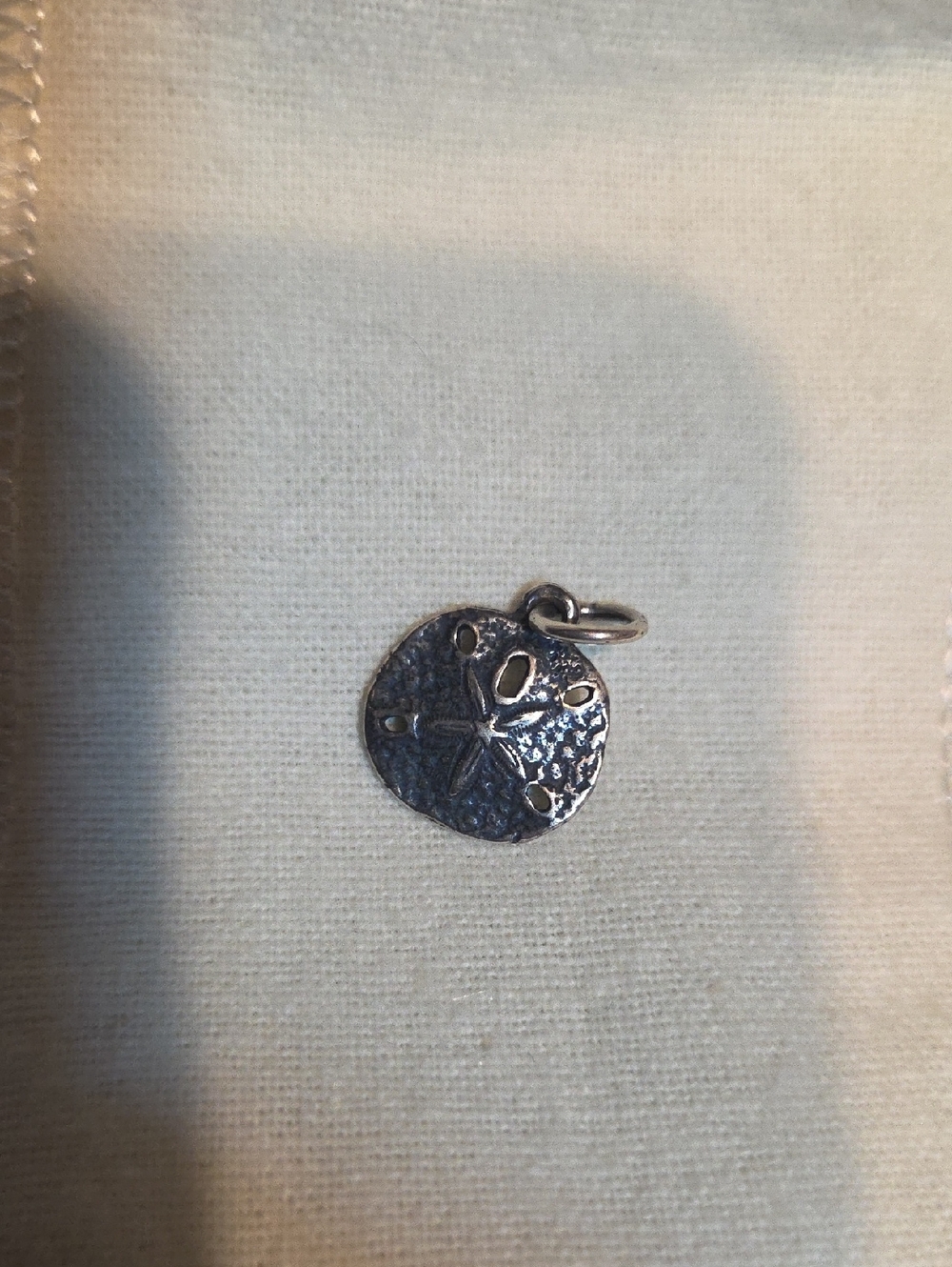 Sterling Sand Dollar Charm